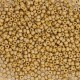 Miyuki rocailles Perlen 15/0 - Opaque matte ab glazed honey bee brown 15-4693
